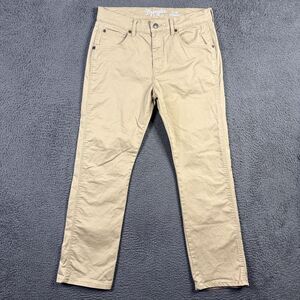 Wrangler Jeans Mens 31x32 Beige Slim Straight Fit Retro Stretch Cowboy Western